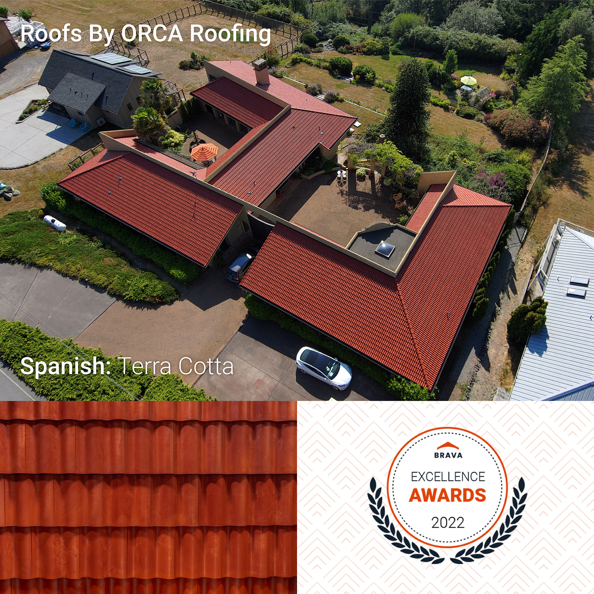 Orca Roofing Spanish: Terra Cotta