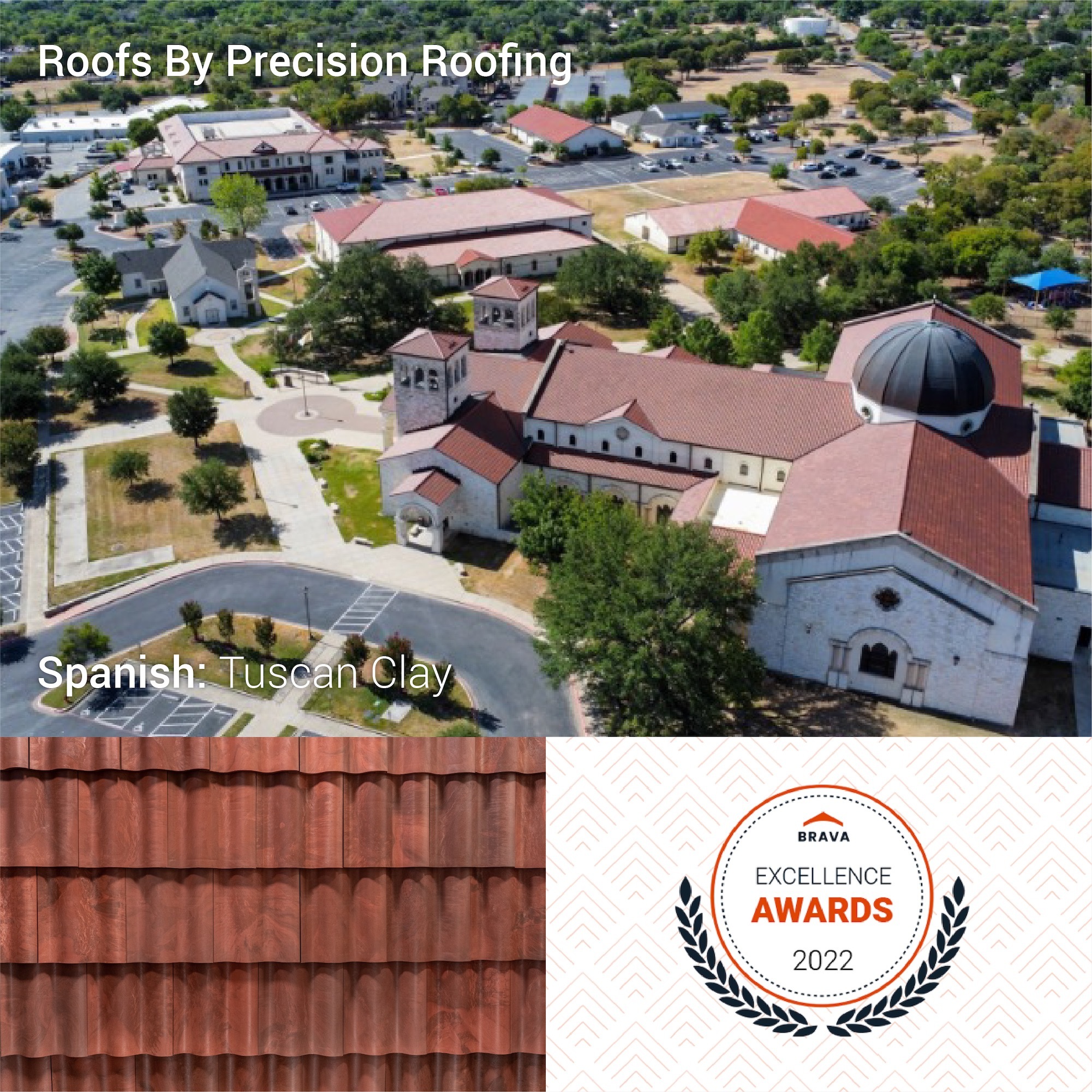 Precision Roofing Spanish: Tuscan Clay
